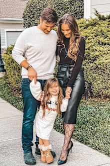 Matt Lanter, Angela Lanter and MacKenlee Faire Lanter