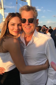 David Foster and wife Katharine McPhee.