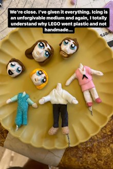 LEGO Masters Hamish Blake daughter Rudy birthday cake 