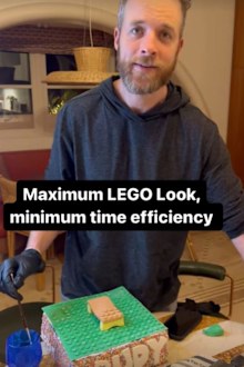 LEGO Masters Hamish Blake daughter Rudy birthday cake 