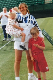 Susan Boulter, James Boulter and Katie Boulter