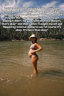 Steph Claire Smith talks body image during pregnancy