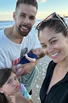 Megsy Ann, Thor Sacre and their children Sunny and Rambo