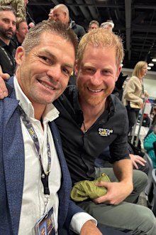 Richie McCaw, Prince Harry