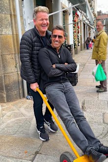 Gino D'Acampo and Gordon Ramsay