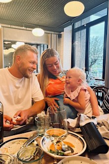 Kevin Magnussen and Louise Gjørup