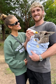 Logan Paul and Nina Agdal