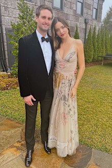Miranda Kerr and Evan Spiegel