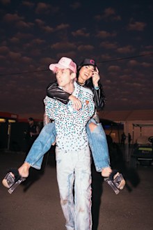 Megan Fox gushes about fiancé Machine Gun Kelly on his birthday.