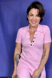 Em Rusciano excited about new podcast.