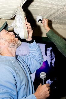 Hamish Blake and Andy Lee in New York City 
