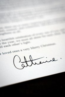 Letter from Catherine, Princess of Wales