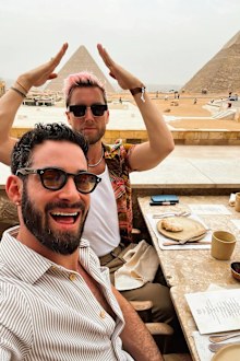 Lance Bass  and husband