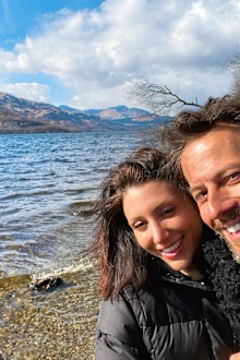 Bianca Wallace and Ioan Gruffudd