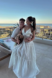 Olivia Culpo with partner Christian McCaffrey