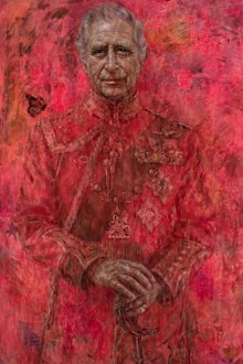 King Charles unveils first painted portrait of himself since his coronation 