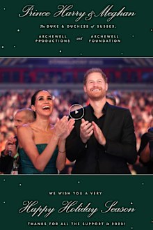 Prince Harry and Meghan Markle's 2023 Christmas card