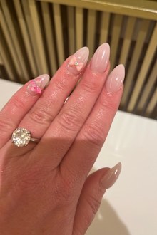 Britney Spears shows off massive engagement ring from Sam Asghari while admiring her new manicure  