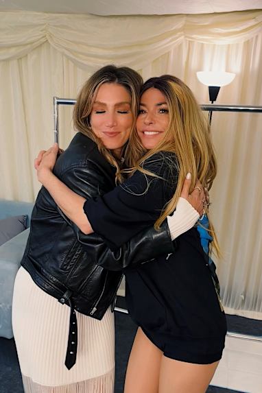 Delta Goodrem and Shania Twain