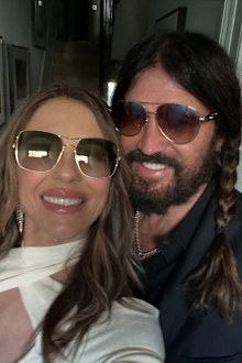 Elizabeth Hurley birthday tribute to Billy Ray Cyrus