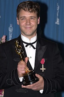 Russell Crowe during The 73rd Annual Academy Awards at Shrine Auditorium in Los Angeles, California, United States.