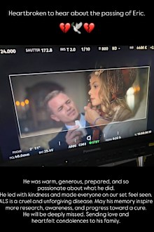 Nina Dobrev tribute to Eric Dane 