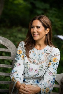 Queen Mary of Denmark in DR1 TV's program Søren Vester's Garden, August 20 2025.