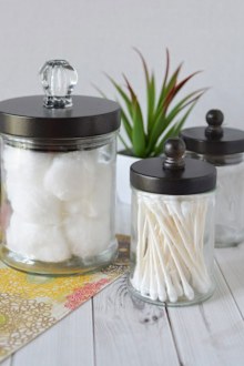 DIY candle upcycle storage