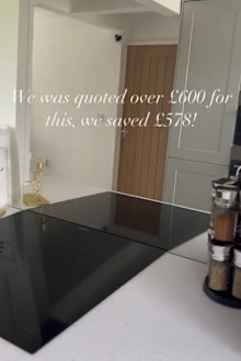 DIY hacks mirror splashback