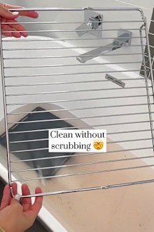 TikTok cleaning hack dishwasher tablet oven 