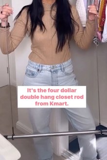 Wardrobe storage hacks
