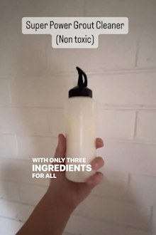 Grout cleaning hacks