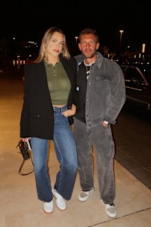 Georgios Frangulis and Aryna Sabalenka