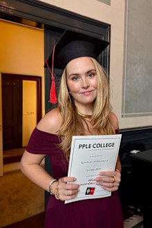 Princess Catharina-Amalia of the Netherlands during her graduation ceremony from the University of Amsterdam in July, 2025.