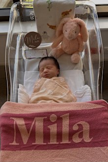 Tracy Vo welcomes baby girl Mila with husband Liam Connolly
