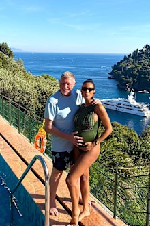 Boris Becker and  Lilian de Carvalho Monteiro