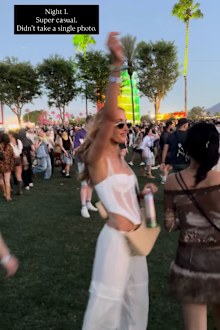 Bec Judd Coachella 2026 Day 1