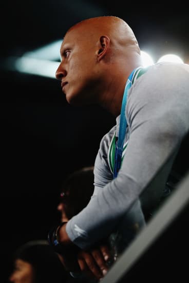 Nick Kyrgios had family in the crowd, and his grandmother watching over him
