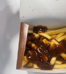 Hungry Jack's chips and gravy