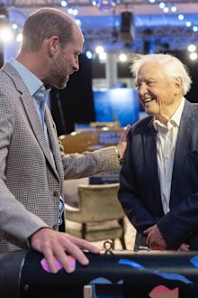 Prince William, David Attenborough 