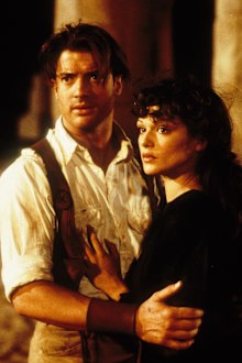 The Mummy 1999: Brendan Fraser and Rachel Weisz