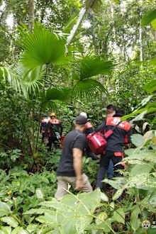 Heavy rain and risk of landslides have added difficulty to the search.