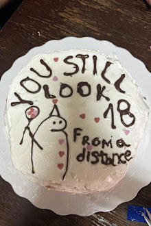 cake fail 18th birthday