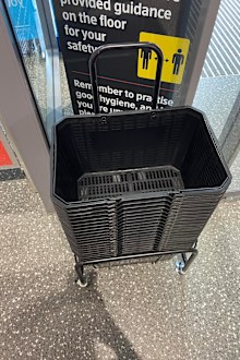 Aldi Australia shopping baskets