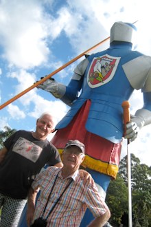 Since the 1980s - he's been the guardian of Byron Bay's Macadamia Castle. Now the attraction's knight is set to depart the site which has since become an animal sanctuary.