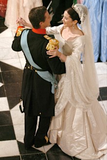princess mary denmark wedding dress Crown Princess Mary of Denmark wedding dress
