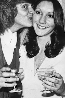 John Farnham and his wife Jillian Farnham on their wedding day on April 18, 1973.