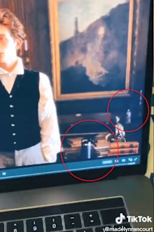 Little Women on-set blunder.