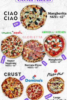 large pizza sizes ordered from dominos pizza hut crust and sydney pizza restaurants