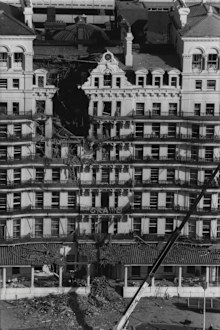 The bomb tore through the Grand Hotel in Brighton.